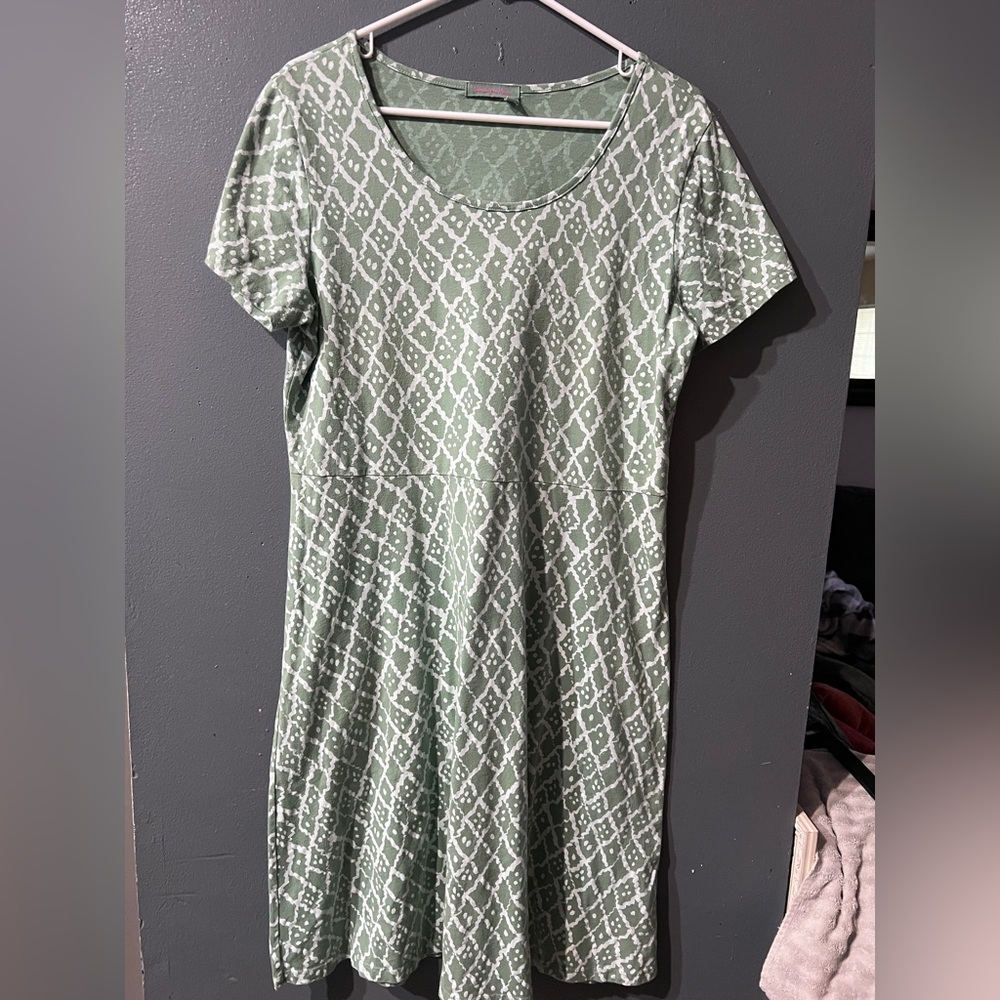 Fresh produce Green Cotton dress